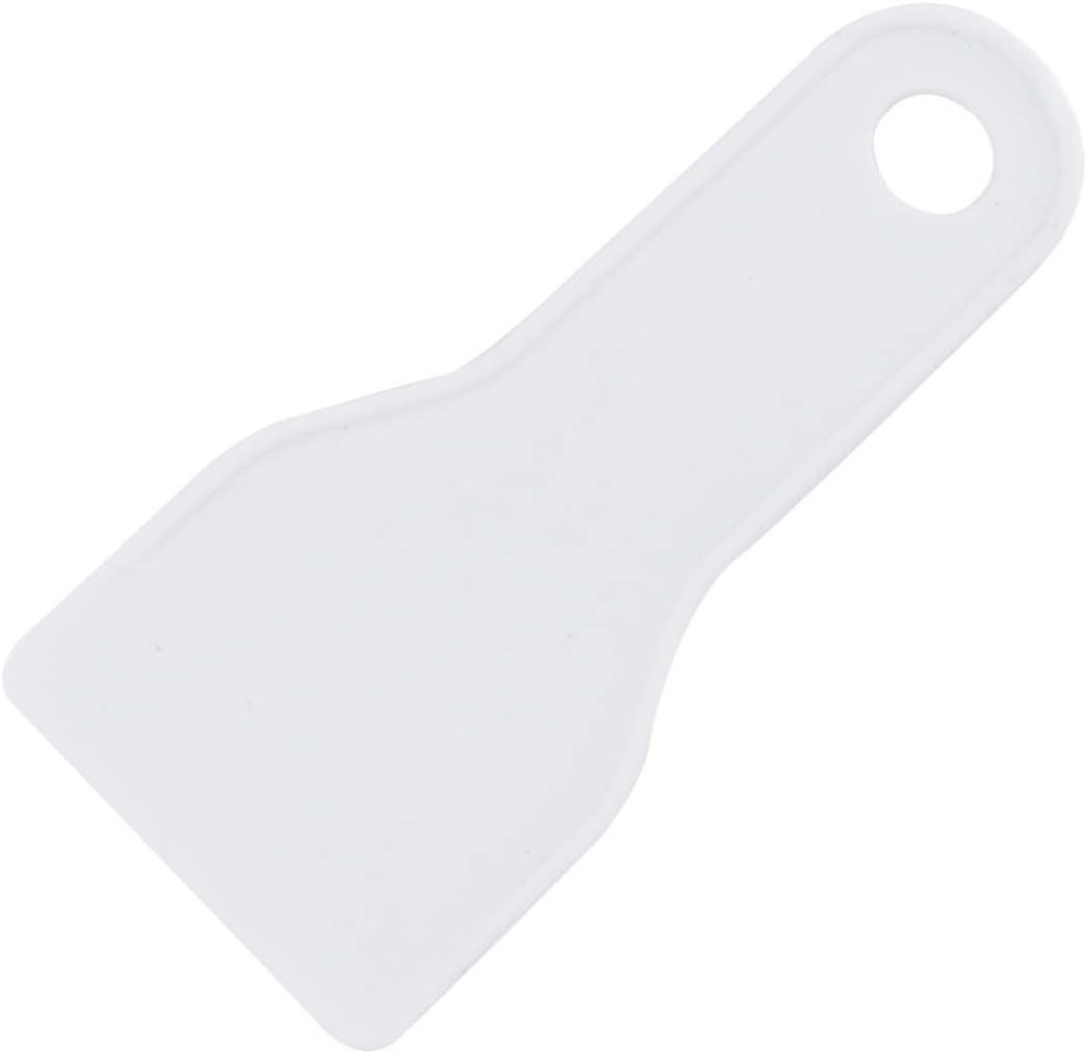 Compact Flat Ice Scraper with Gentle Round Edges - Effortless Winter Tool