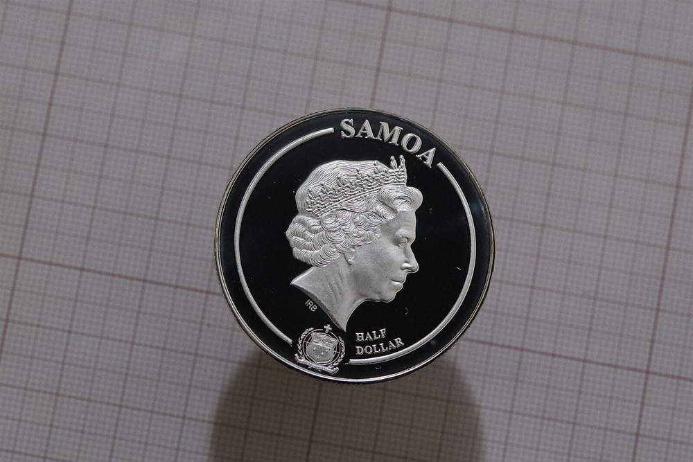 🧭 🇼🇸 SAMOA 2020 Official Licenced Harry Potter Half Dollar Silver Plated B79