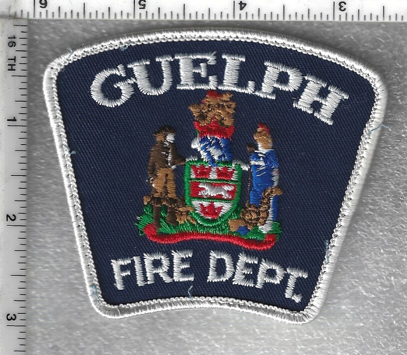 Guelph Fire Department  (Ontario, Canada)  Uniform Take-Off  Shoulder Patch
