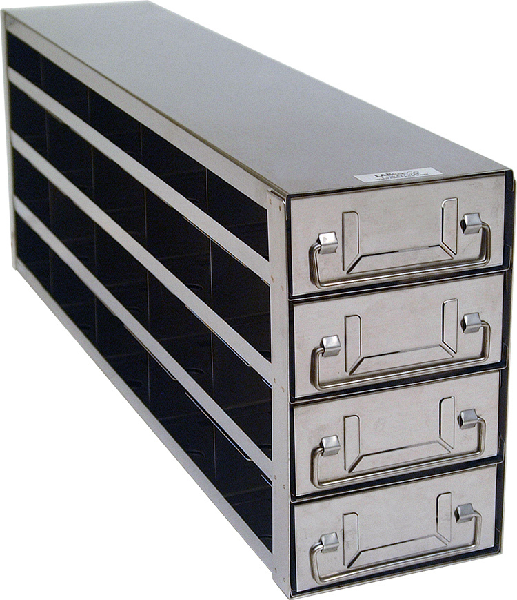 Upright Freezer Drawer Racks For 2" Boxes, UFD-542