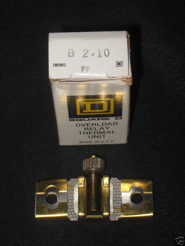Square D Overload Relay Thermal Unit B2.10 new