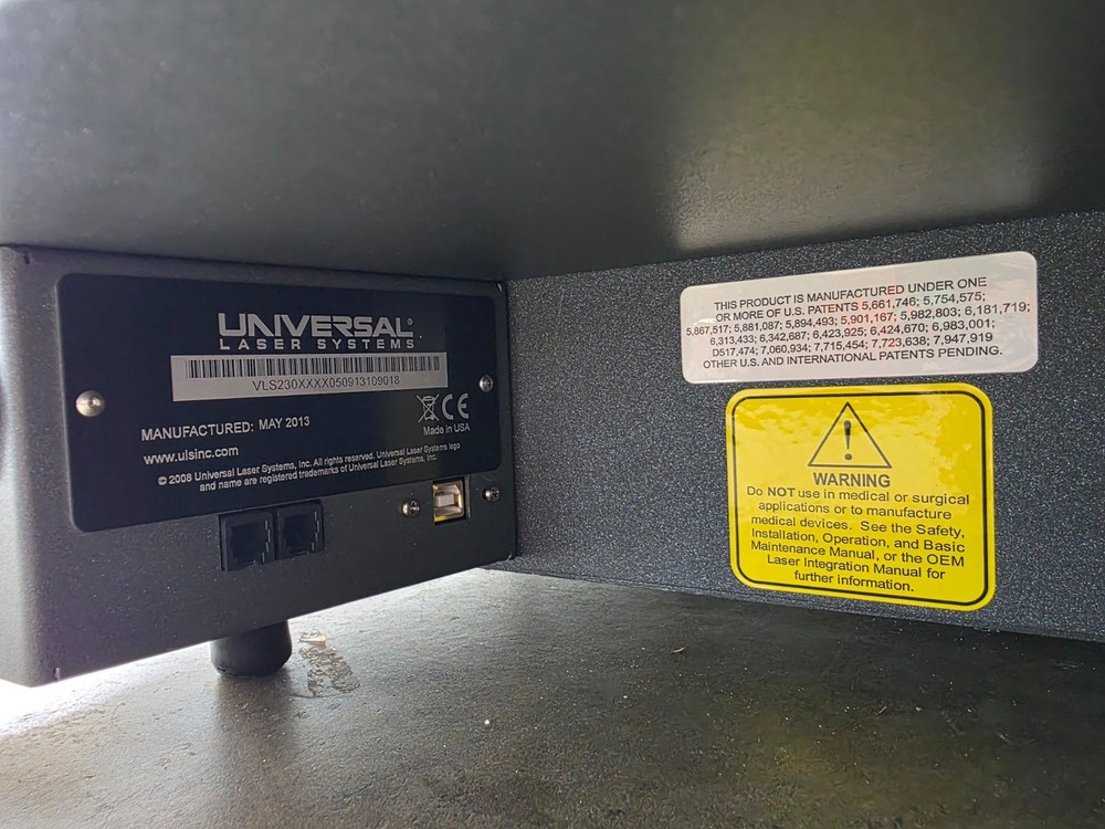 Universal Laser Systems VLS230dt Engraving 12" x 24" Bed.