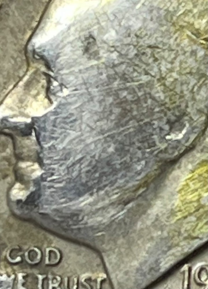 1982 P Dime 💥🔥STRUCK ON PENNY🔥💥