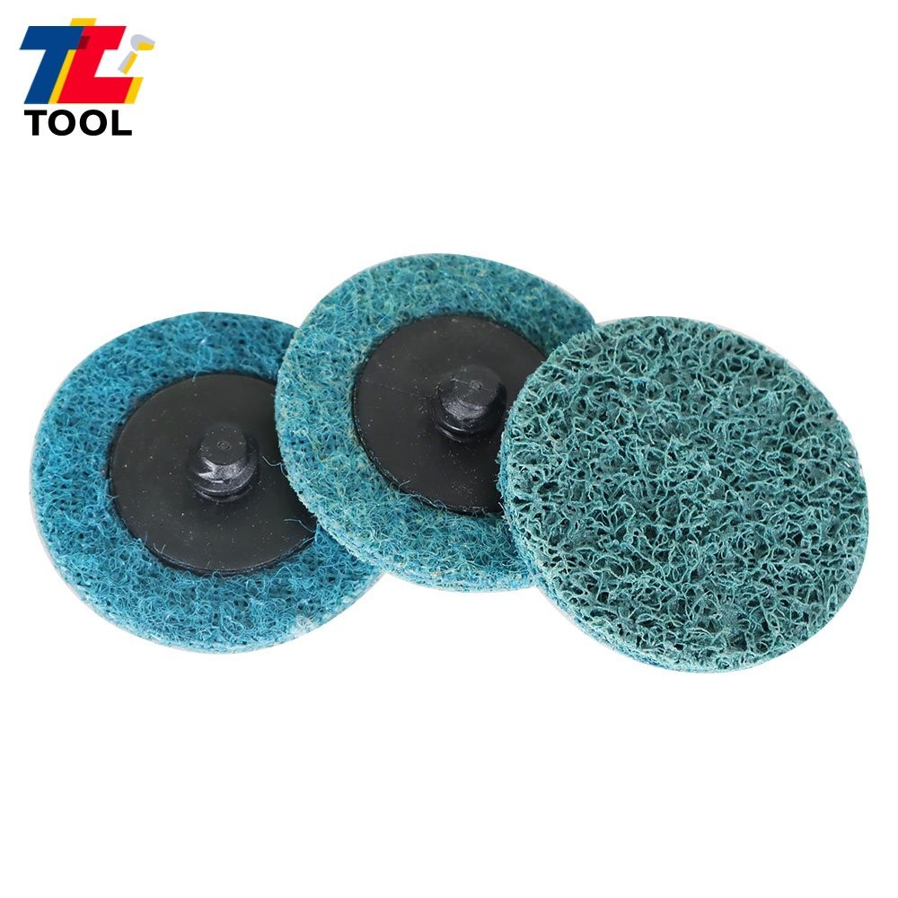 50Pcs 2" Fine Surface Conditioning Discs Roll Lock Grinder Sanding Pads