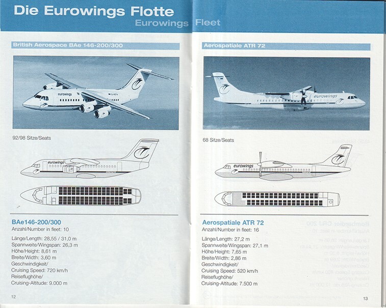 Eurowings timetable 2002/10/27