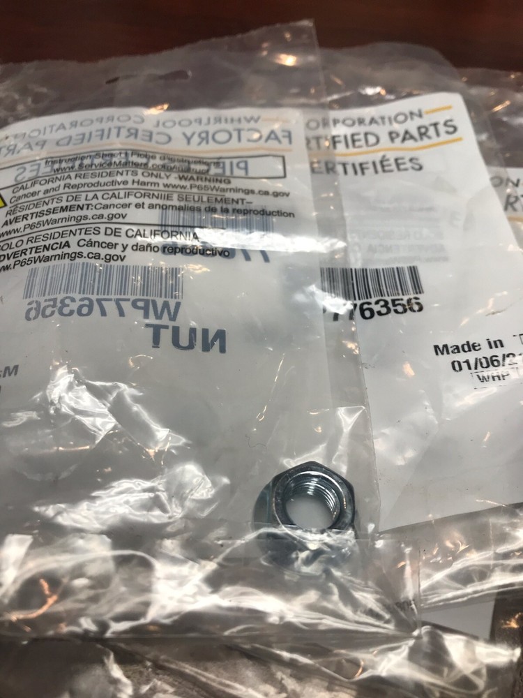 WP776356 Whirlpool Nut Part