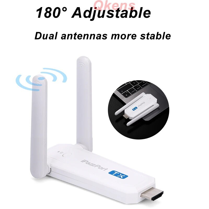 Wireless HDMI Extender PC To TV Share Display Adapter Video Transmitter Receiver