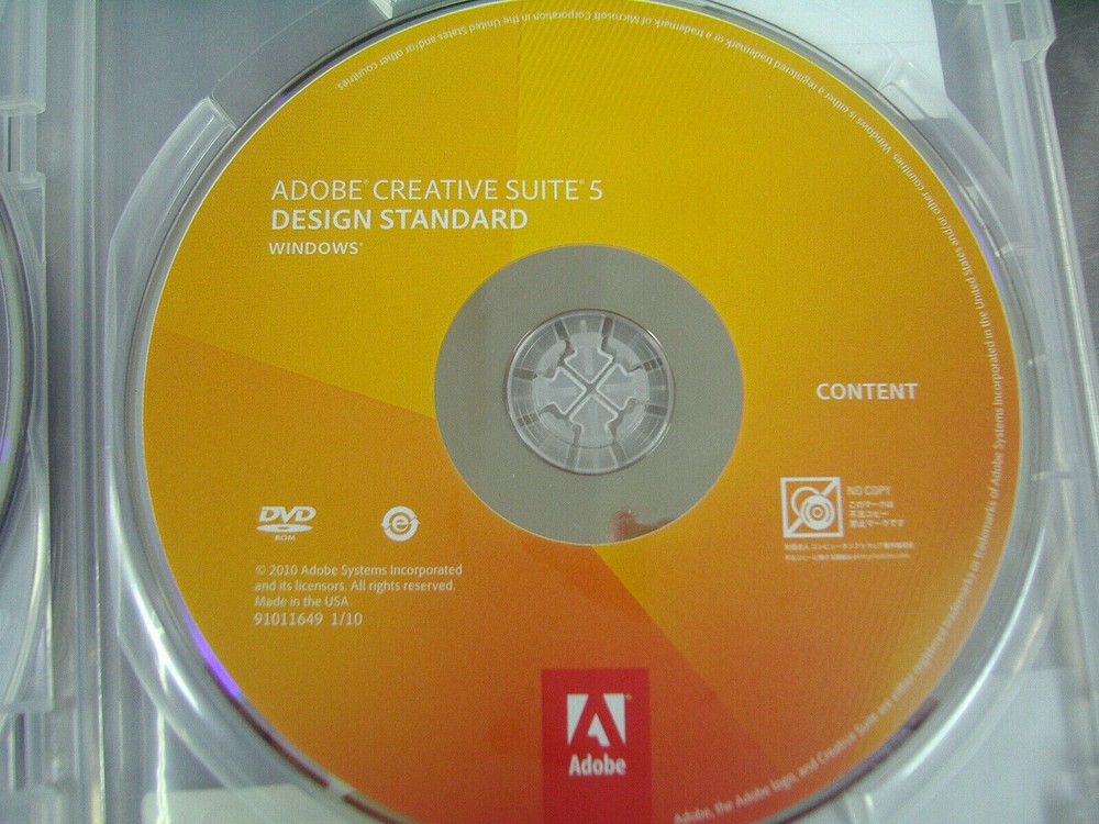 Adobe Creative Suite 5 CS5 Design Standard For Windows Full Retai DVD Version