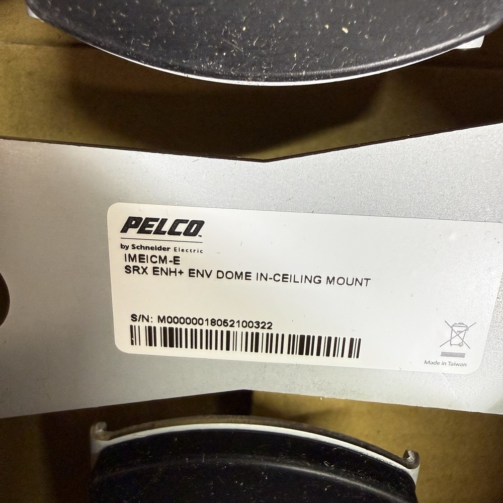 Pelco IMEICM-E Sarix Enhanced In-Ceiling Dome Mount Security Camera Bracket NIB