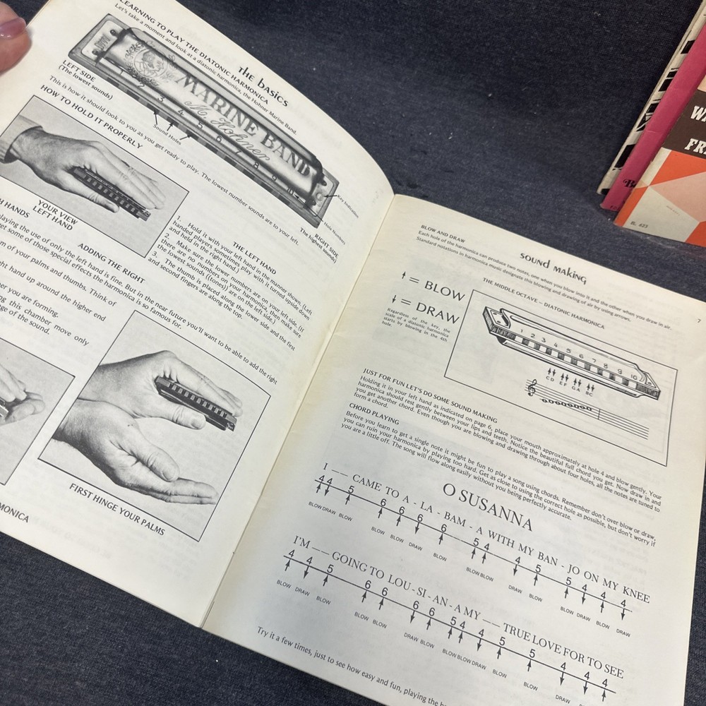 Harmonica Guide Bob Mitchell's Complete Guide Instant Fun No. 4 1976 Learn