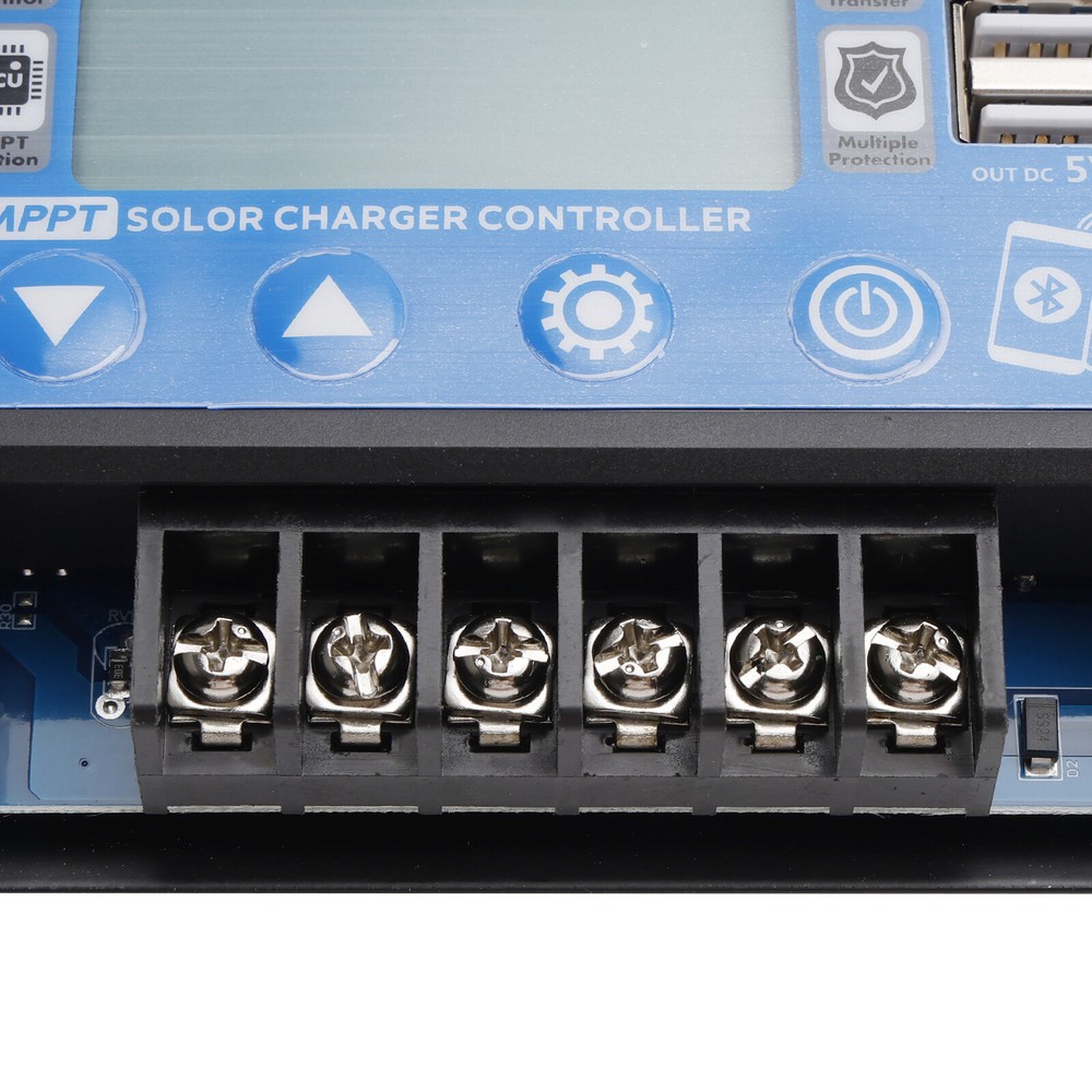 30A Embedded MPPT Solar Controller WIFI Bluetooth APP Intelligent Solar Control