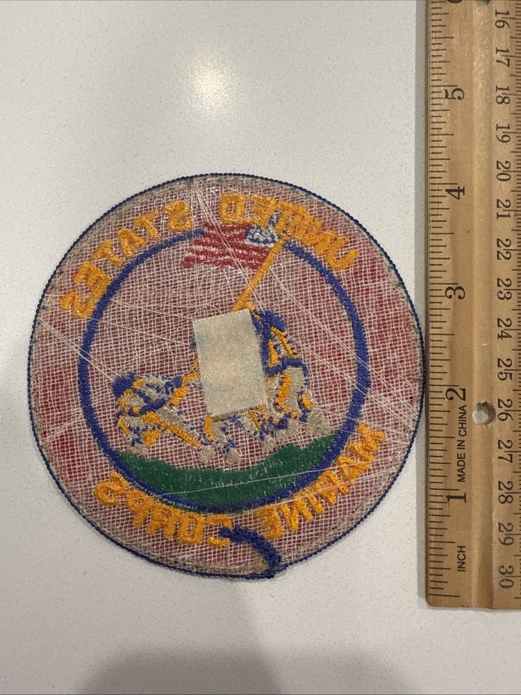 USMC Marines Squadron Patch: USMC Flag Patch