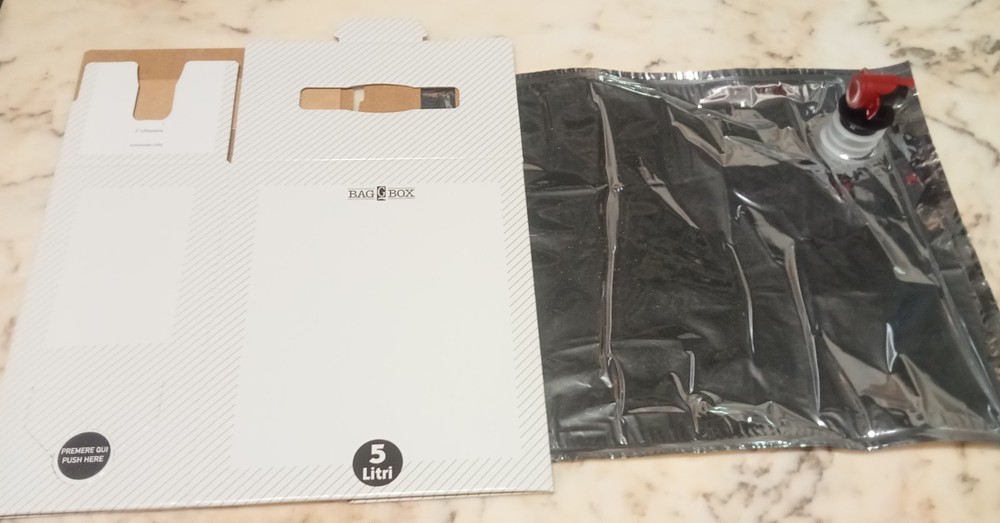 Empty Box Bag Lt 5 Bag Plus Box Oil-Wine Container