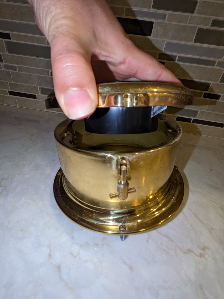 Vintage Schatz Brass Precision Barometer (Made in West Germany)