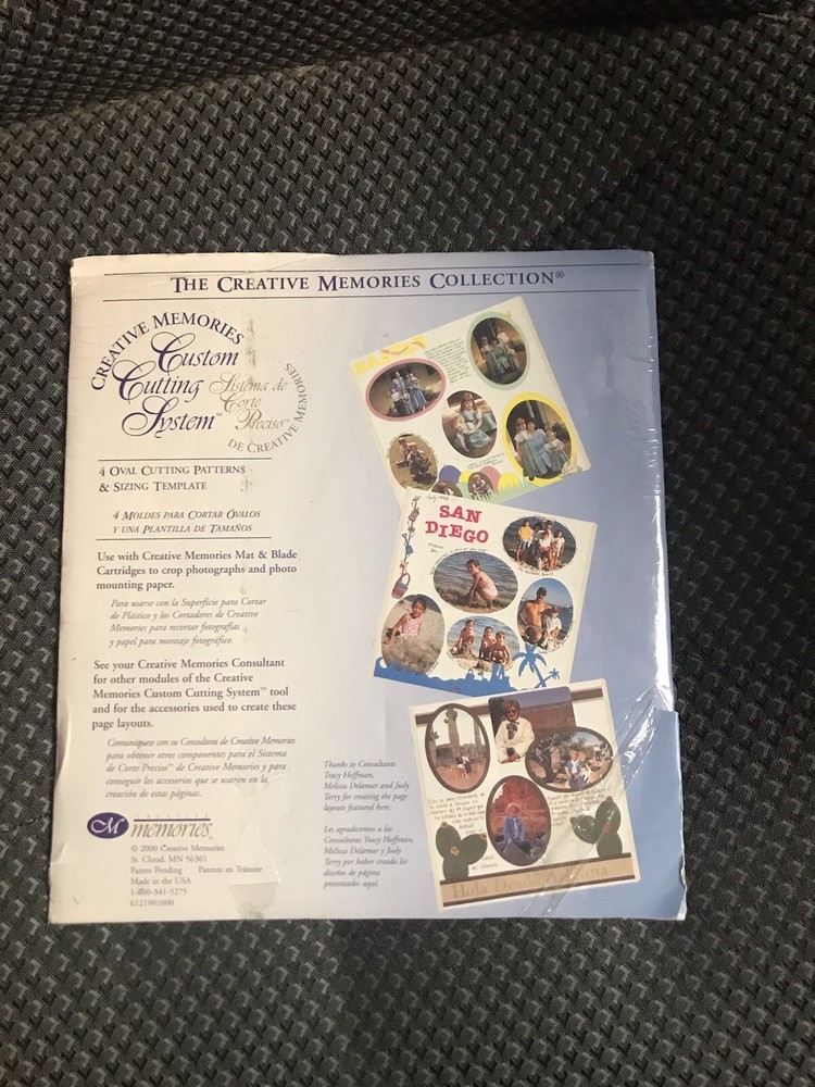 Creative Memories Oval Custom Cutting System Sealed New