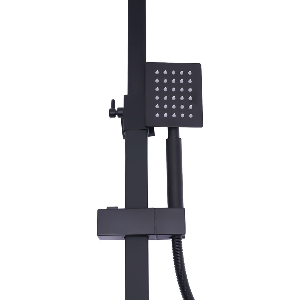 Stainless Steel Shower Panel Tower with Rainfall Jets & Massage System