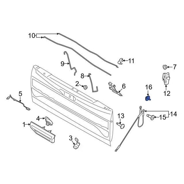 Genuine Support Cable Bolt W711291-S437