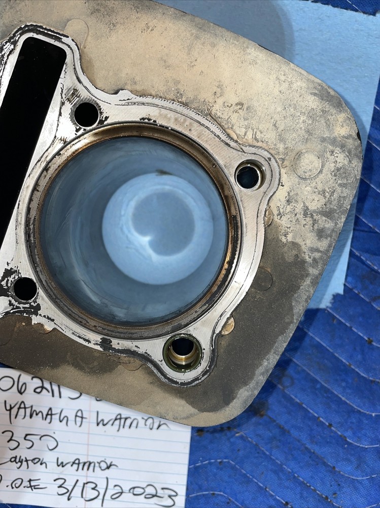 2004 Yamaha warrior 350 cylinder jug barrel assembly 062
