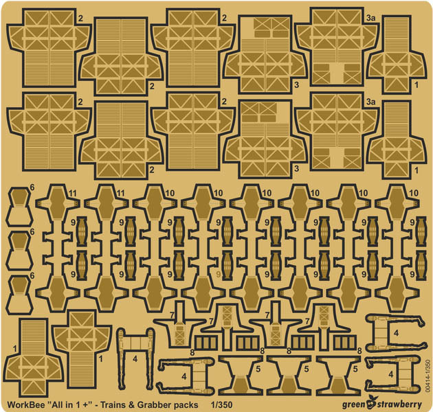 Green Strawberry 1/350 Star Trek WorkBee All in One Pack