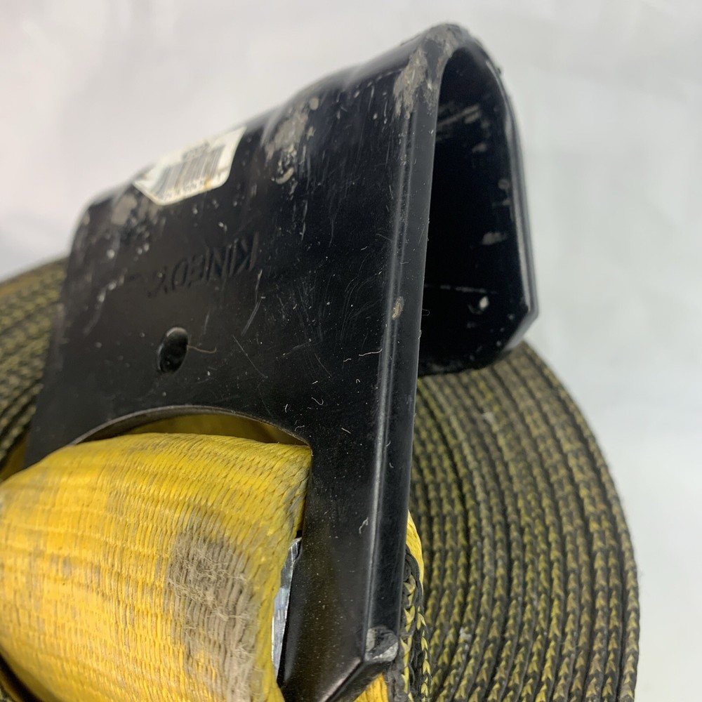 Kinedyne 4" x 30' Winch Strap with 4" Flat Hook-5400 lbs Working Load Limit