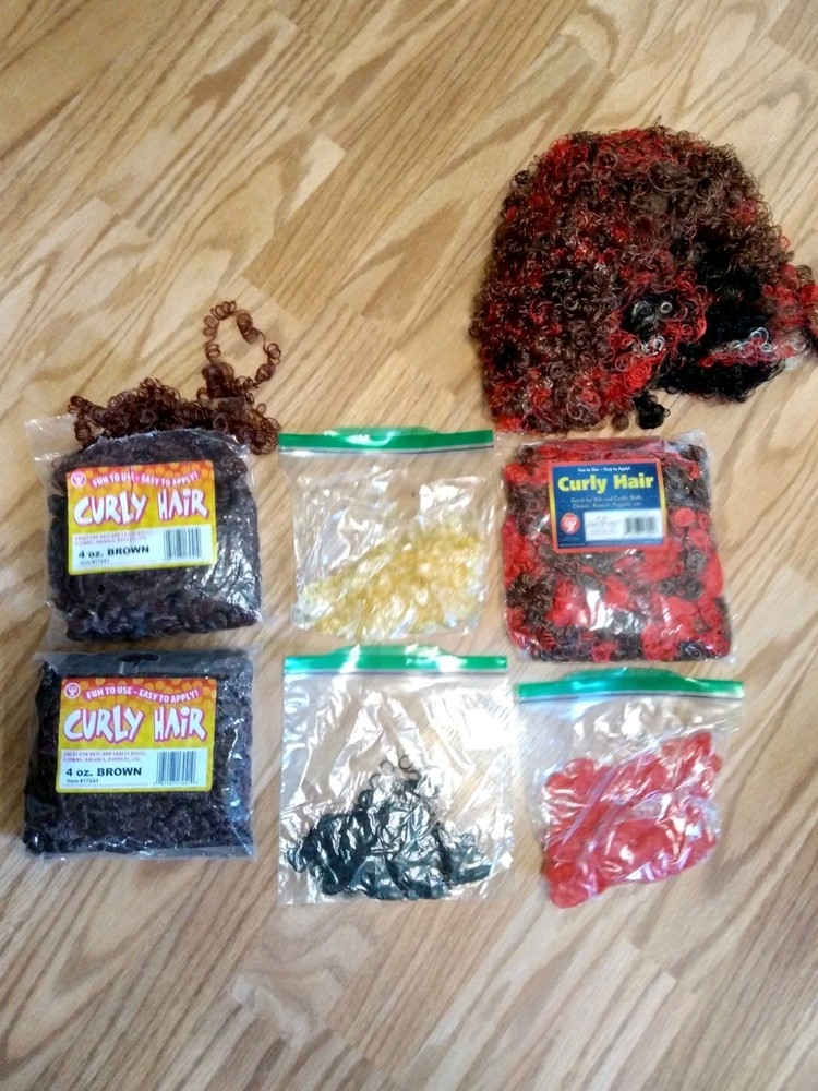 Curly Hair Lot For Crafts