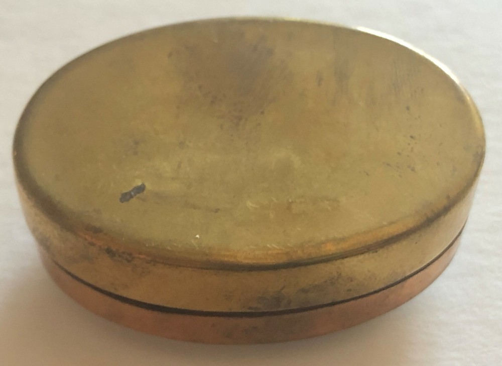 Antique German Guilloche Enameled Vesta Case