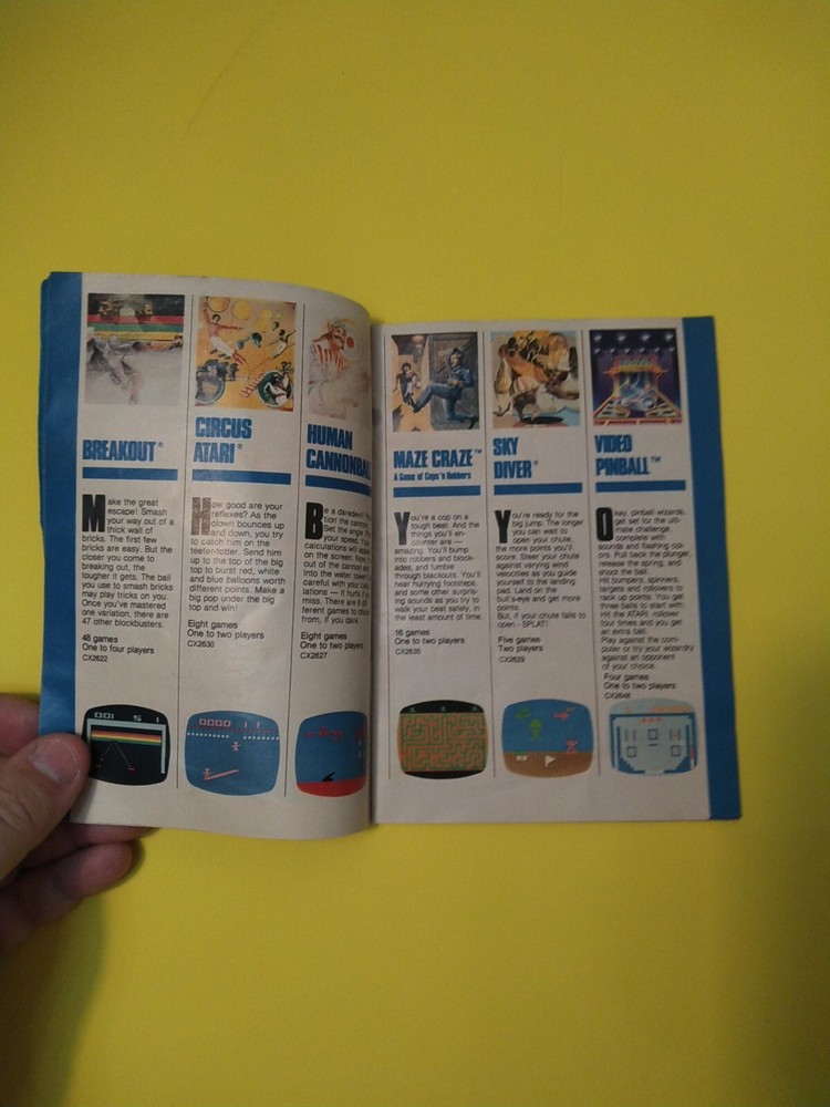 ATARI 2600 CATALOG