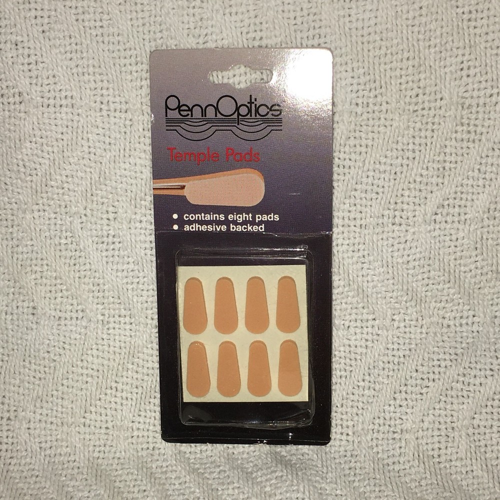 PennOptics Temple Pads 19007 For Eye Glasses Hearing Aid Temples - 8 Per Pack