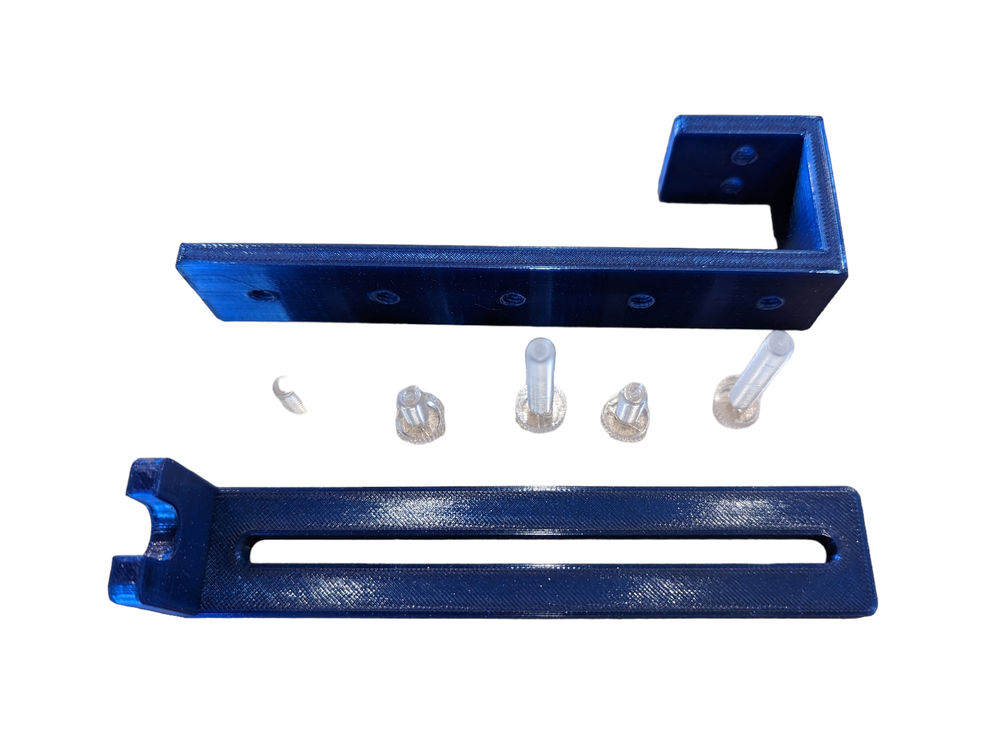 Hang on adjustable float switch holder