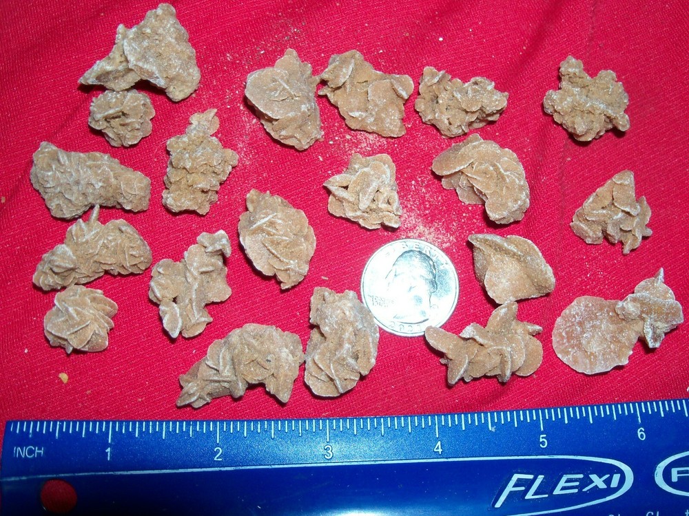 1 Selenite Sand Rose Crystal Gemstone per lot