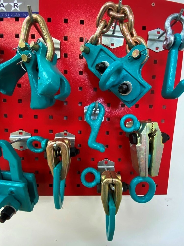 SET#39 - 14 PIECE HEAVY DUTY AUTO BODY FRAME MACHINE PULLING TOOLS AND CLAMPS