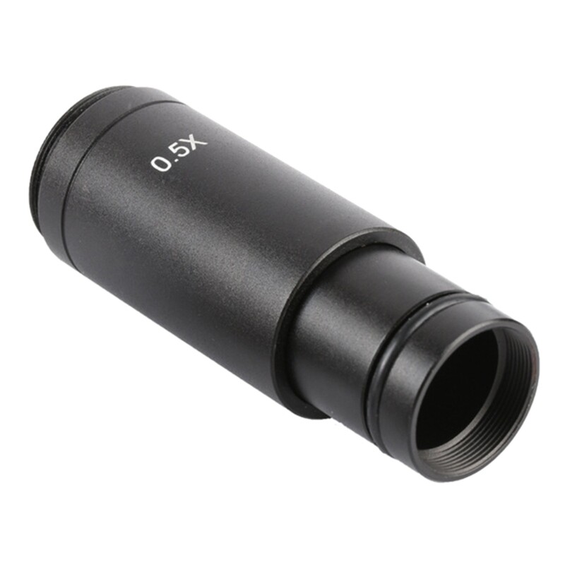 0.5X C Mount Microscope Adapter Electronic Eyepiece Reduction Lens for Monocular