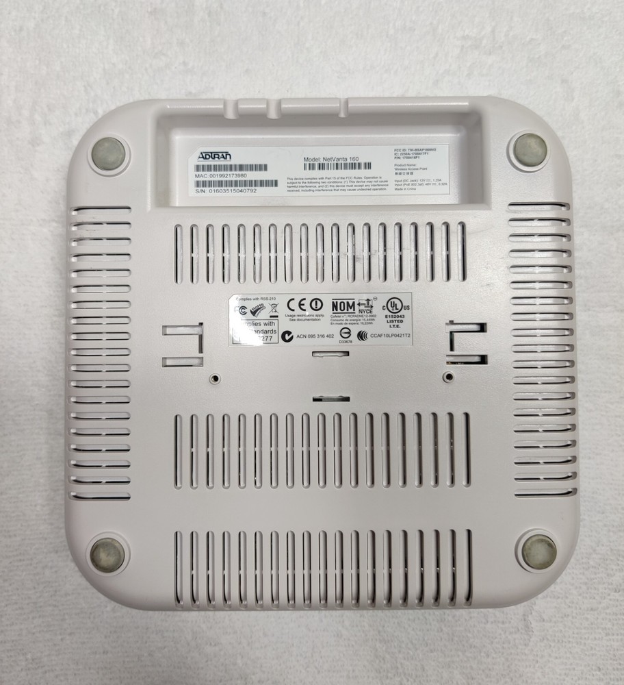 ADTRAN NetVana 160 Wireless Access Point LAN B/A/G/N