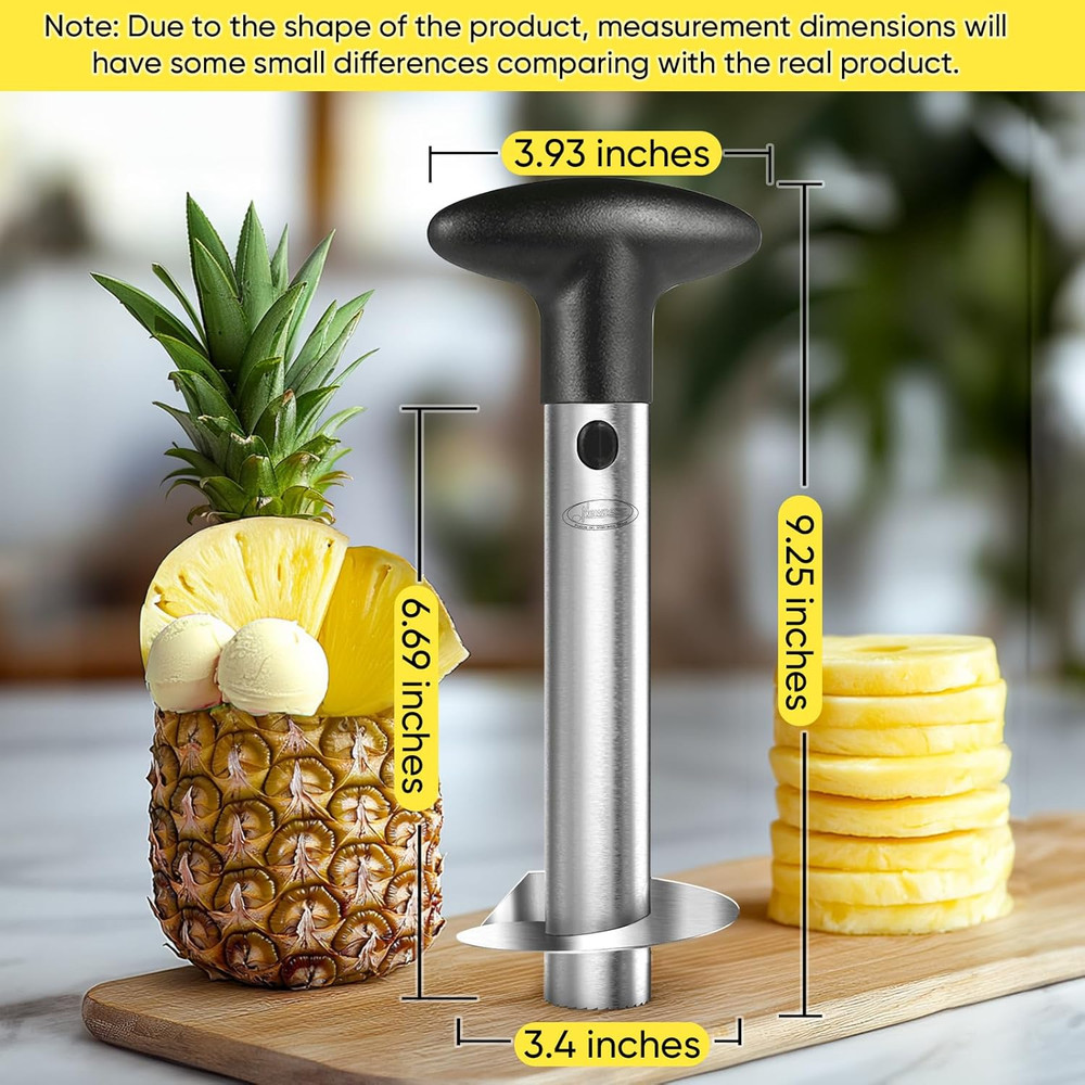 Pineapple Corer, [Upgraded, Reinforced, Thicker Blade] Newness Premium Pineapple