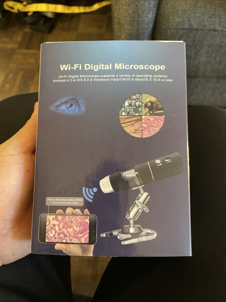 Used Wireless Digital Microscope, Skybasic 50X-1000X Magnification