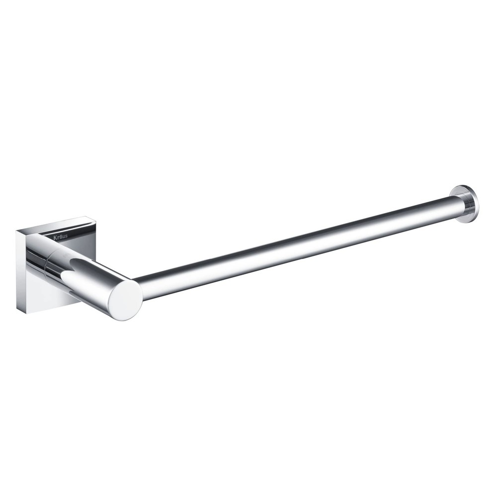 KRAUS Ventus Bathroom Towel Bar, Chrome, KEA-17725CH, Solid Brass