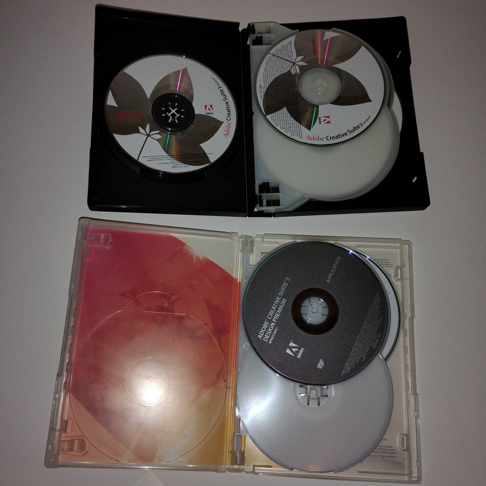 Adobe Creative Suite 3 Design Premium & Suite 2 Premium Windows W/ Key