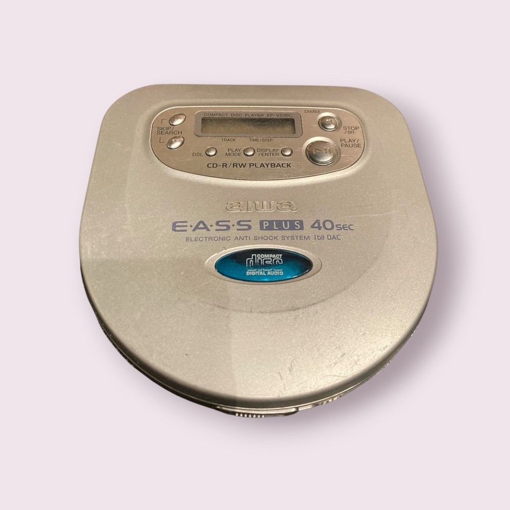 AIWA Compact Disc Player Model XP-V516C Jogging 40 Second Anti-Shock