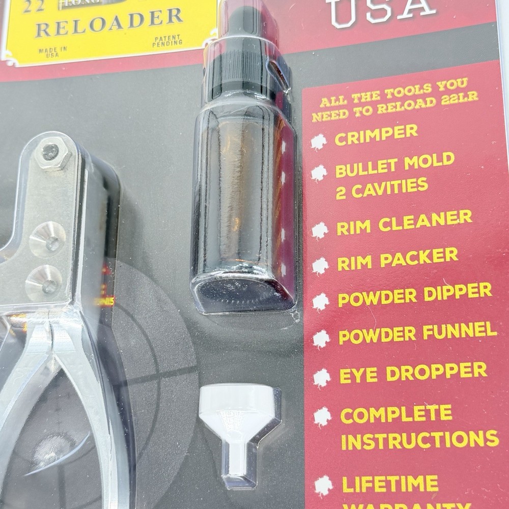 Sharp Shooter 22LR Reloading Kit Rifle Reloader Crimper Mold USA