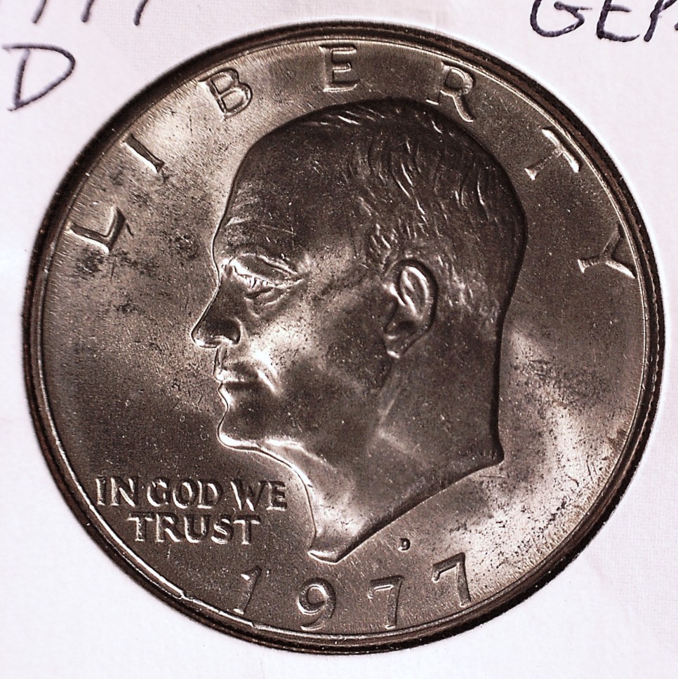 1977-D Eisenhower Dollar, BU #3196