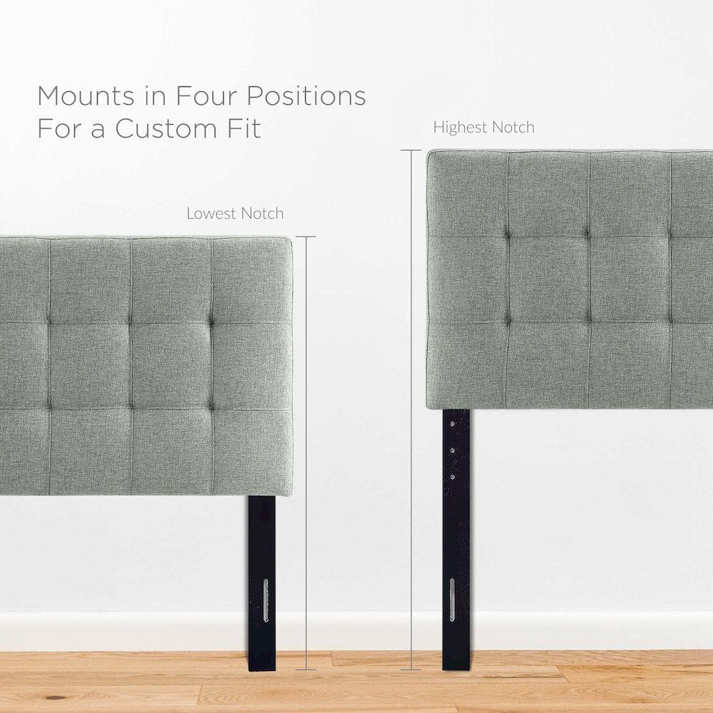 Lily Upholstered Fabric Twin Headboard