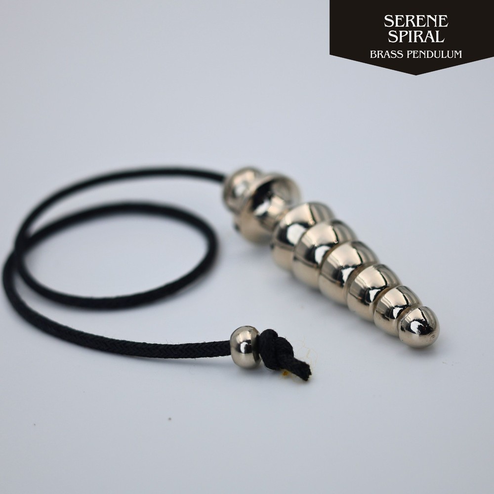 Serene Spiral Pendulum 6.8cm Divination Tool Yes No Dowsing Energy Reader