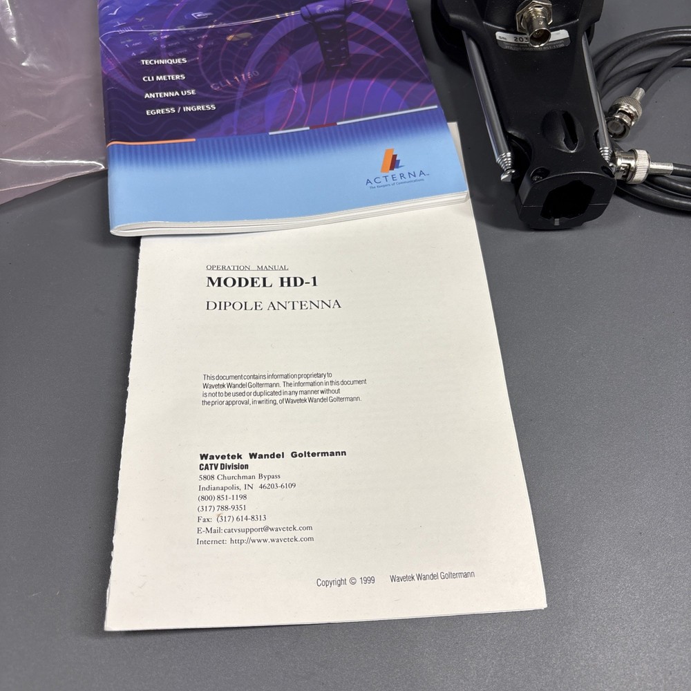^^ WWG HD-1 HANDHELD DIPOLE ANTENNA (ND58)