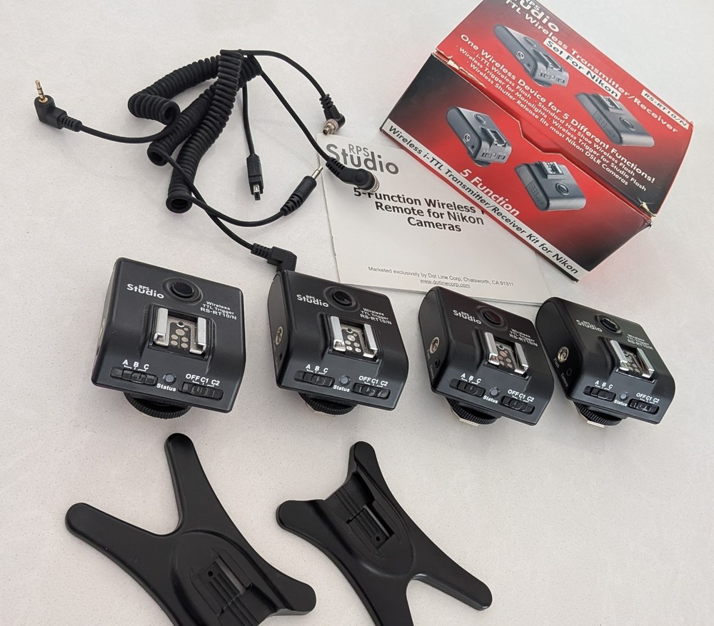 RPS Studio i-TTL Wireless Transmitter/Receiver Set For Nikon includes 2 sets