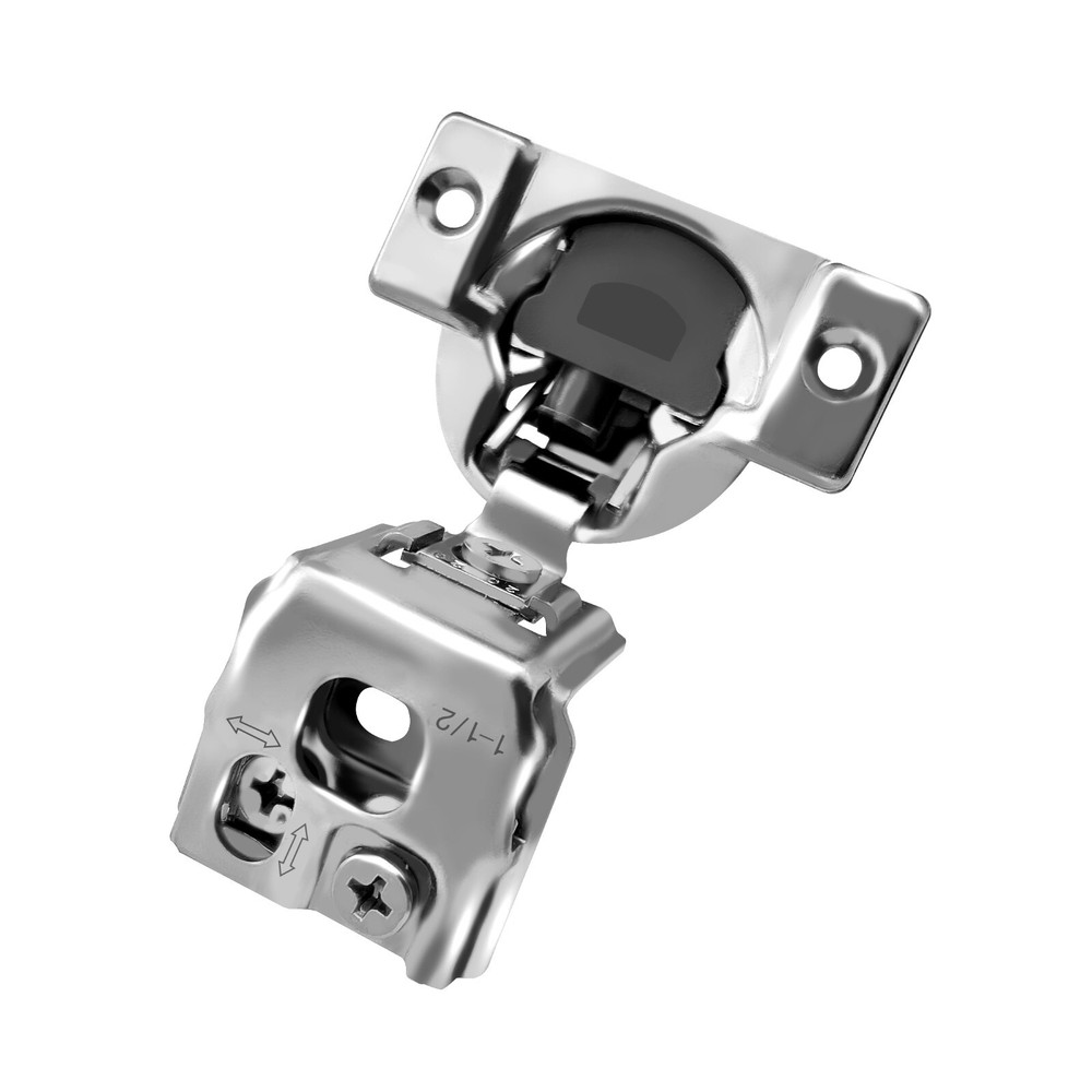 Berta  1-1/2" Overlay Soft Closing Face Frame Cabinet Door Hinges (10 Pack)