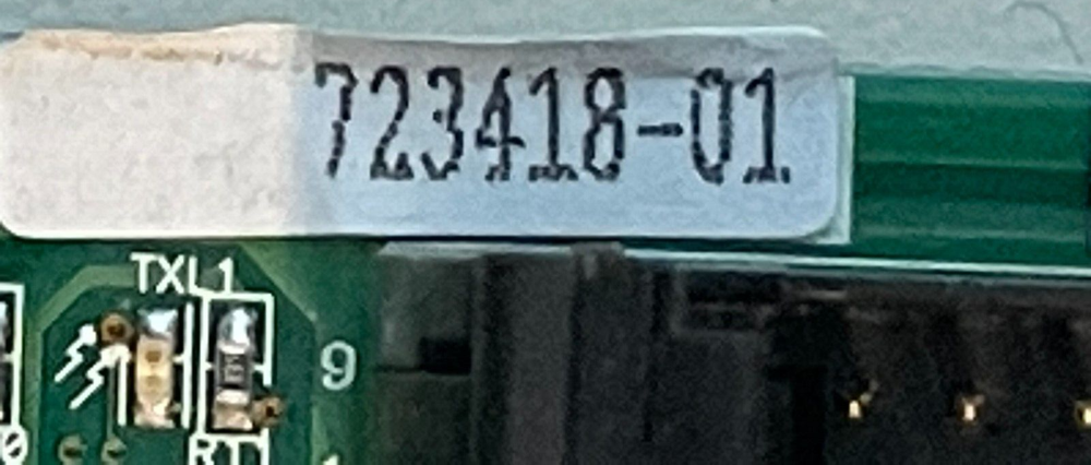 HYOSUNG 723418-01 CONTROL BOARD