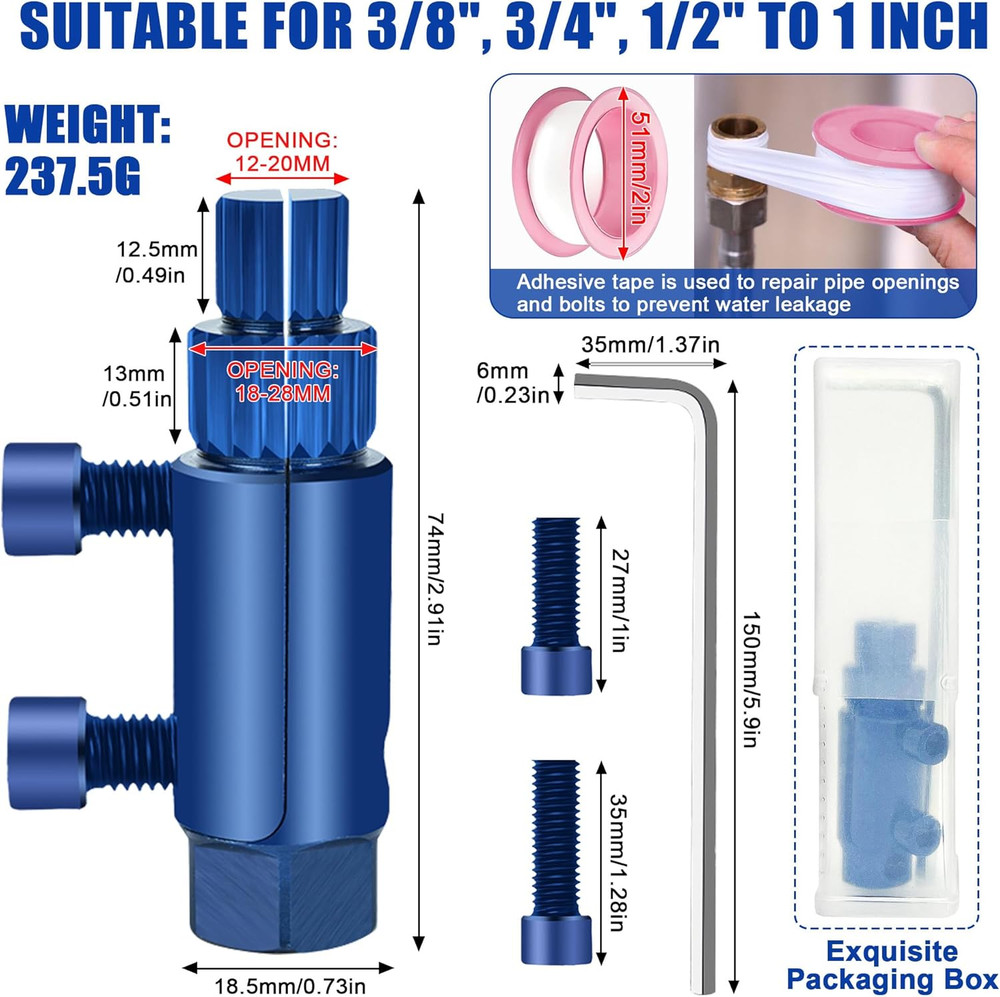 Broken Pipe Thread Extractor Tool, New Broken Faucet Removal Tool, 2025 Stripped