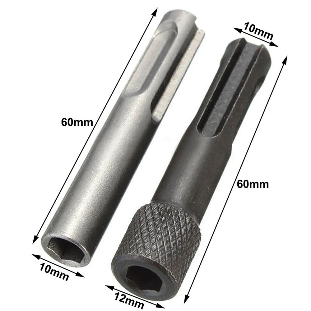 5pcs SDS Plus 1/4 Hex Socket Driver Screwdriver Bit Hammer Drill Bit Set