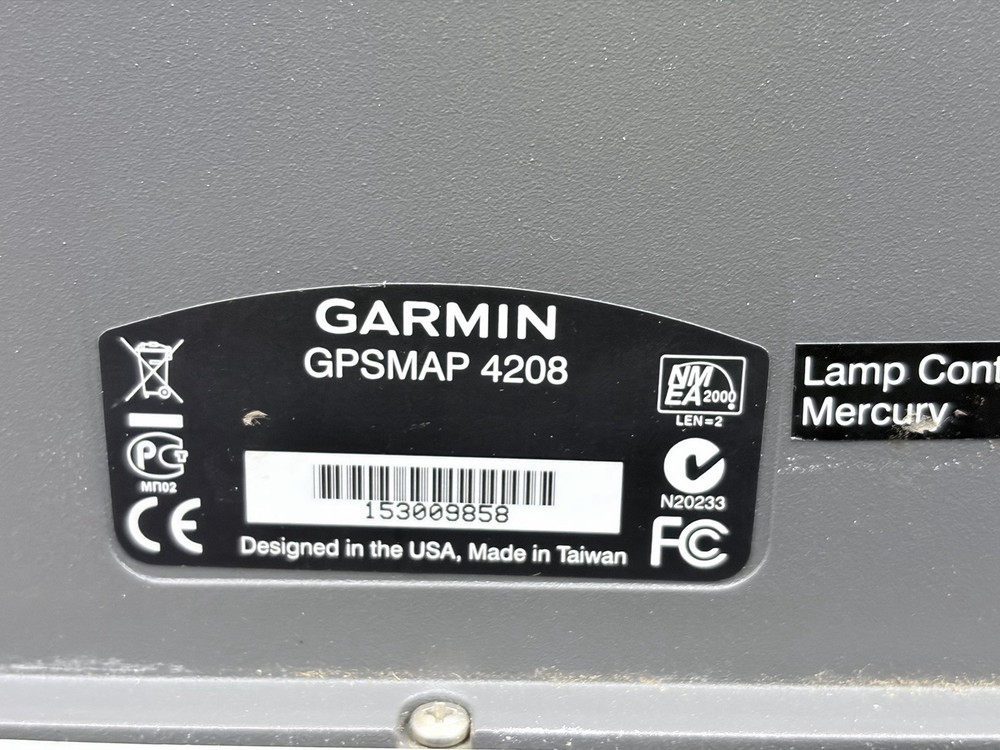 Garmin GPSmap 4208 GPS Chartplotter Multifunction Display - Tested & Working!