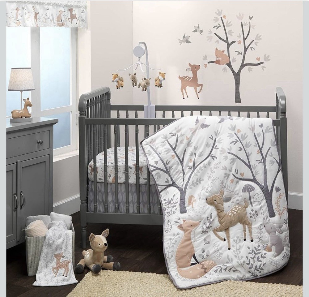 Woodland Nursery Crib Set